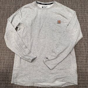 Carhartt Force Gray Long Sleeve Tee